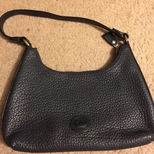 Authentic Dooney and Bourke black leather bag